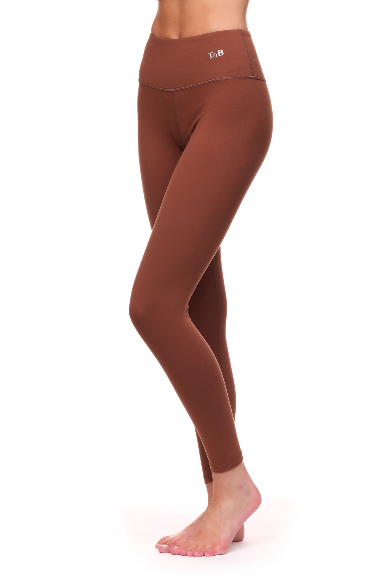 Ali High-Waisted Figure Enhancing Legging - Coffee