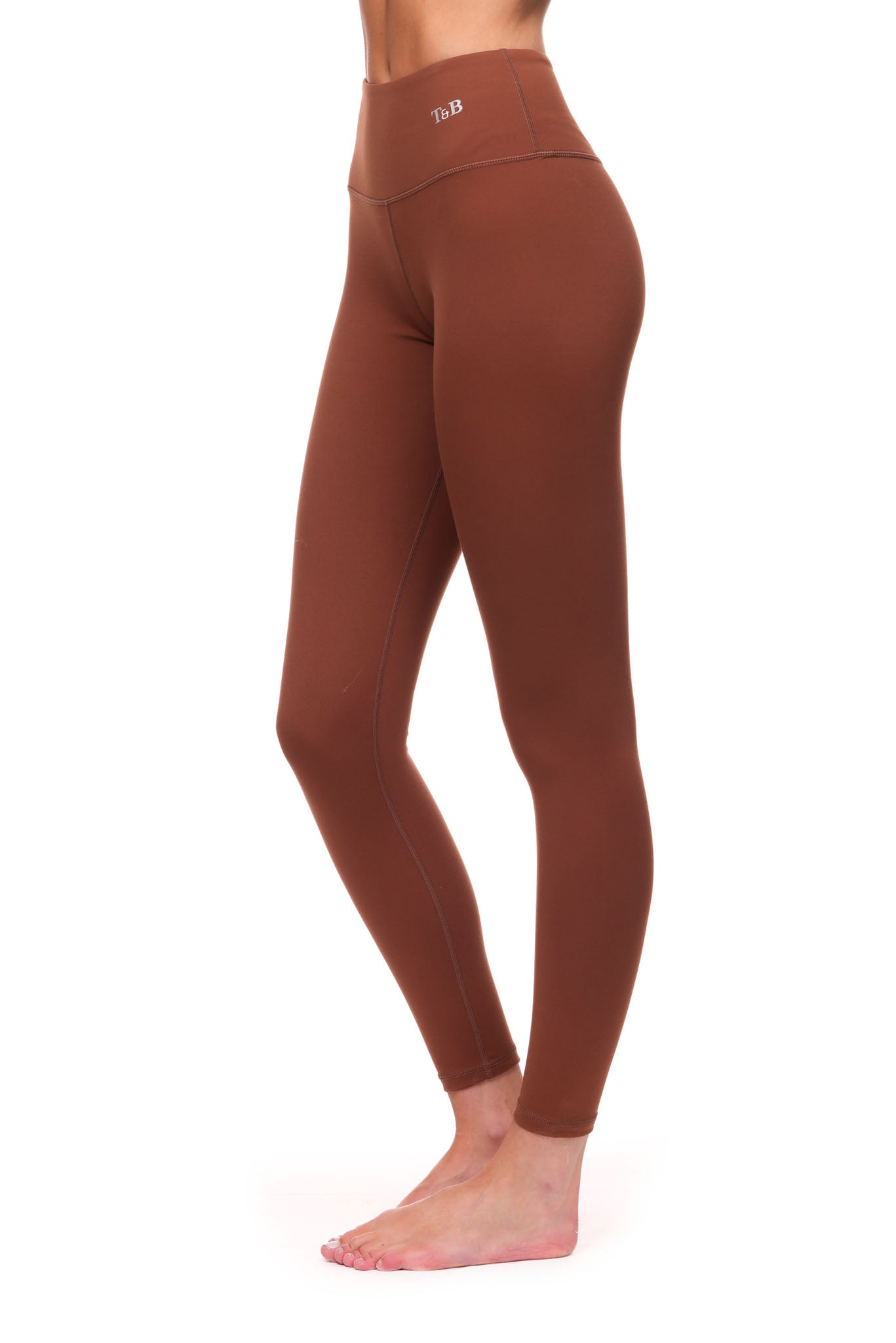 Ali High-Waisted Figure Enhancing Legging - Coffee