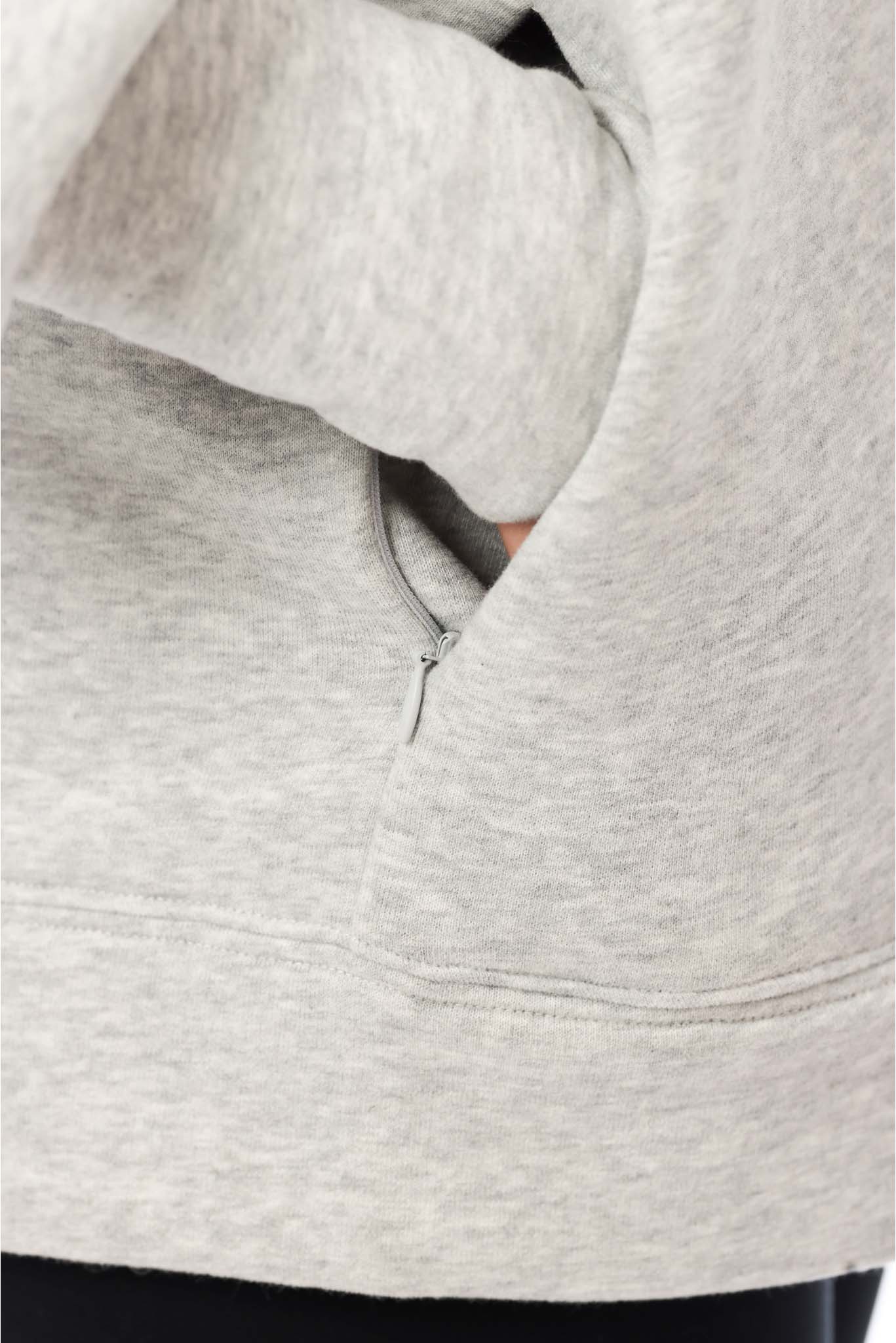 Paschimo Full Zip Sweatshirt - Grey Marl