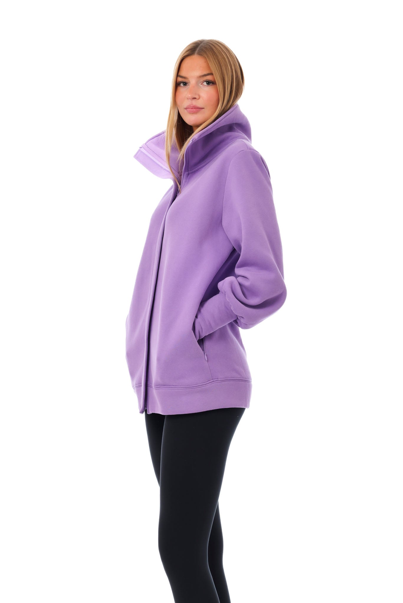 Paschimo Full Zip Sweatshirt - Orchid Purple