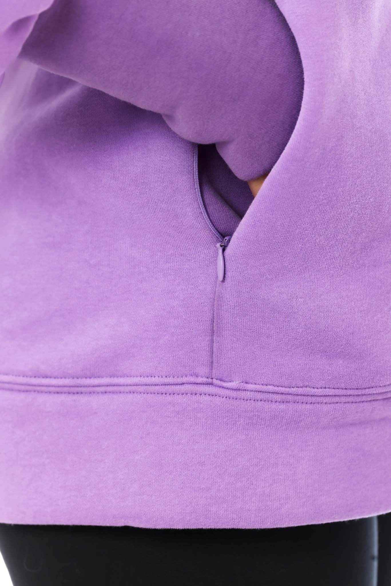 Paschimo Full Zip Sweatshirt - Orchid Purple