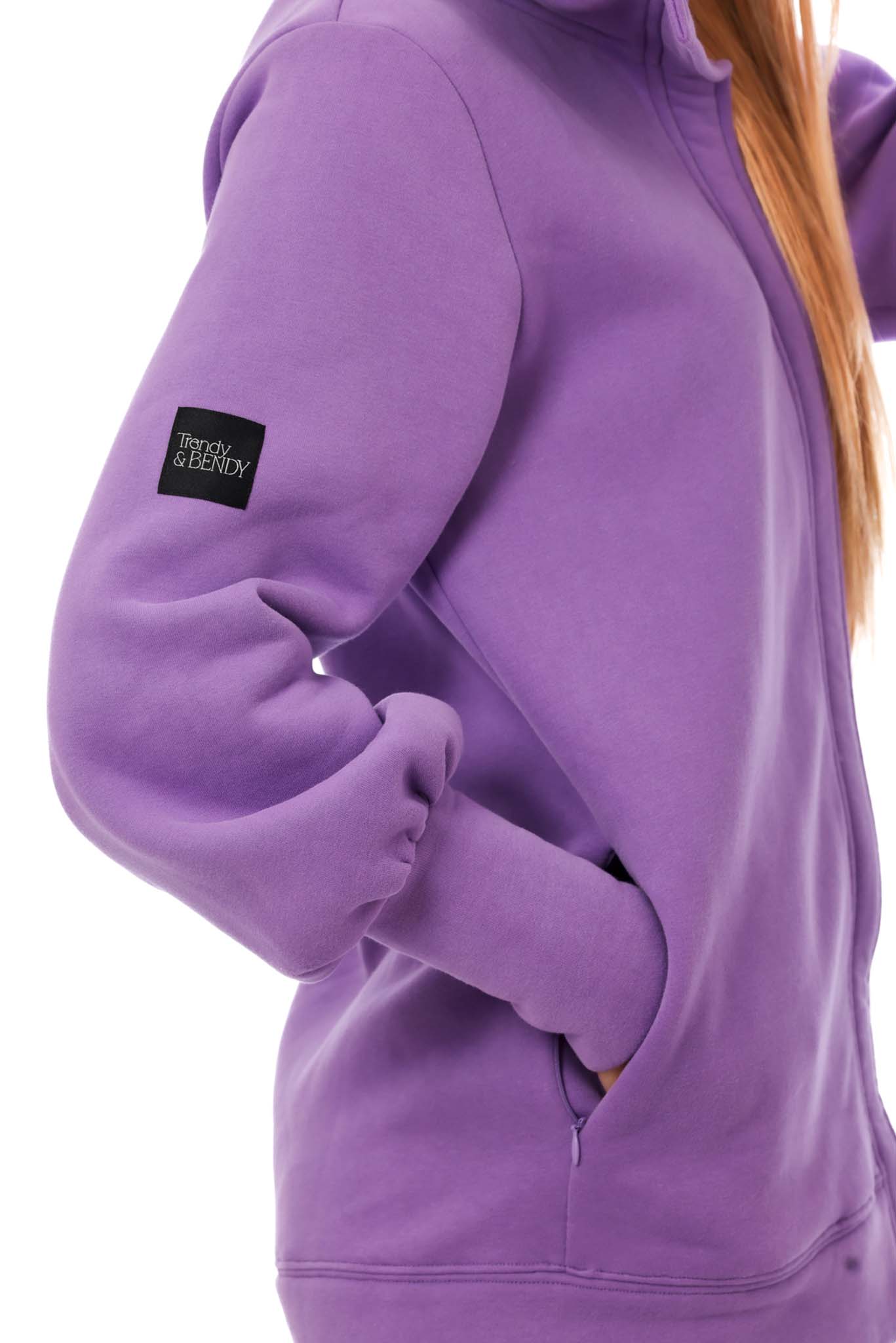 Paschimo Full Zip Sweatshirt - Orchid Purple