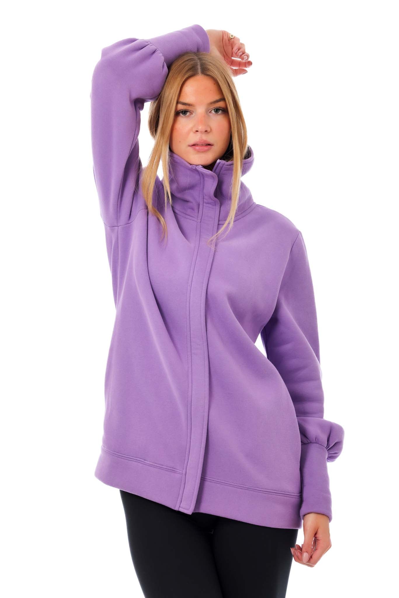 Paschimo Full Zip Sweatshirt - Orchid Purple