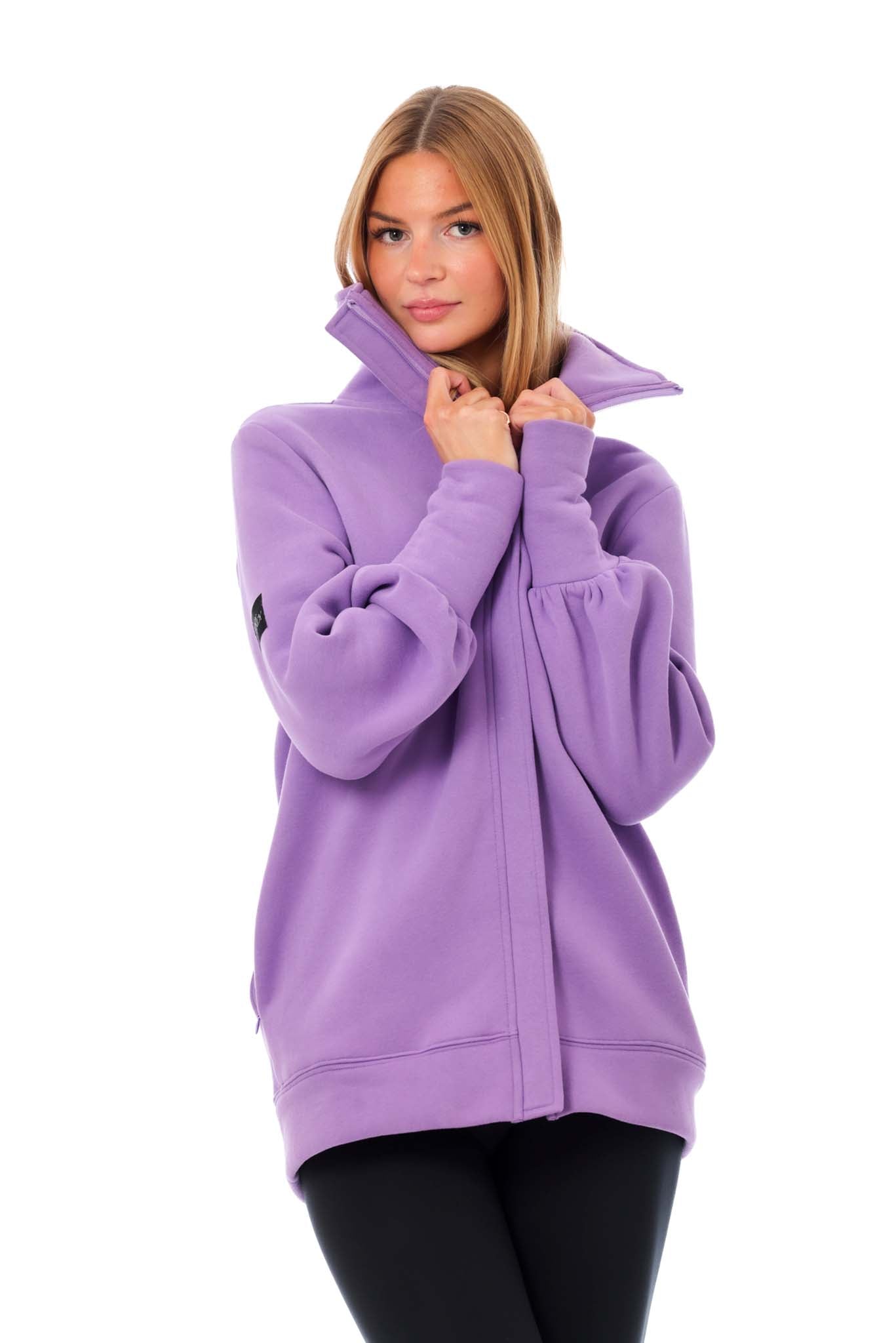 Paschimo Full Zip Sweatshirt - Orchid Purple