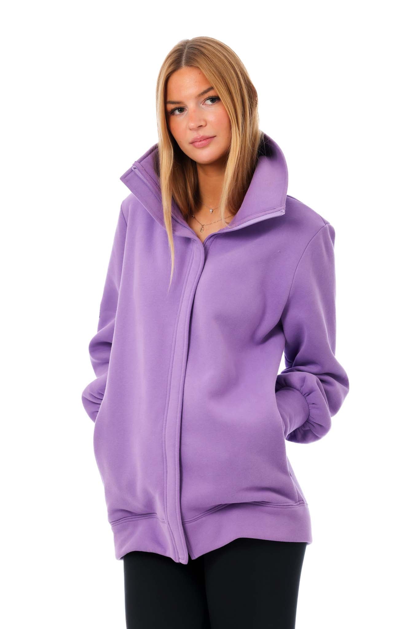 Paschimo Full Zip Sweatshirt - Orchid Purple